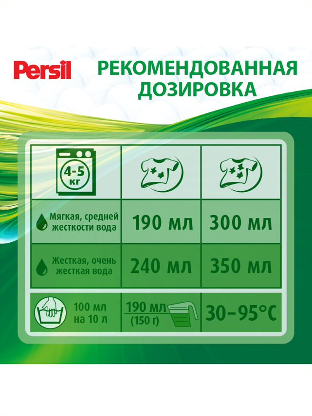 Стиральный порошок Persil 360 Свежесть от Vernel 4.5 кг