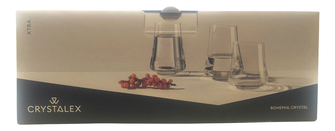 Набор стаканов для виски Crystal Bohemia Xtra, 350мл х 6шт