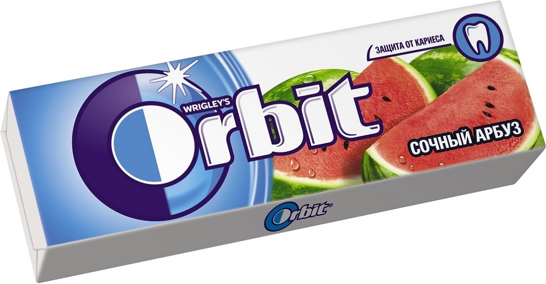 Жевательная резинка Orbit Сочный арбуз 10*13,6г
