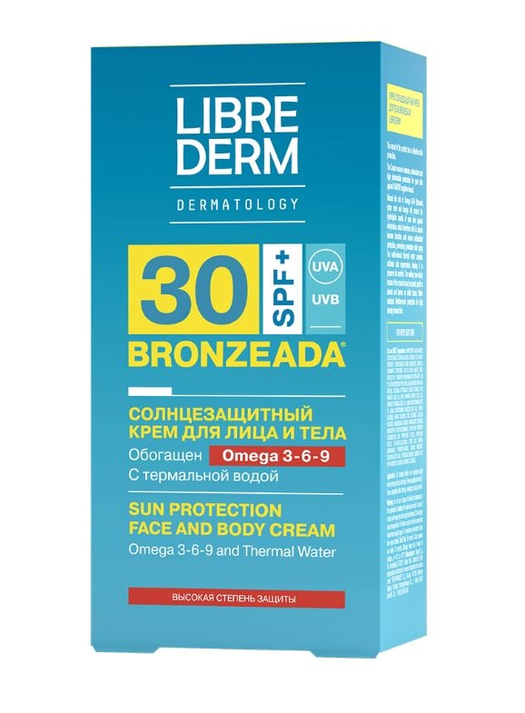 Крем Librederm солнцезащитный Spf30 мега 3-6-9, 150мл