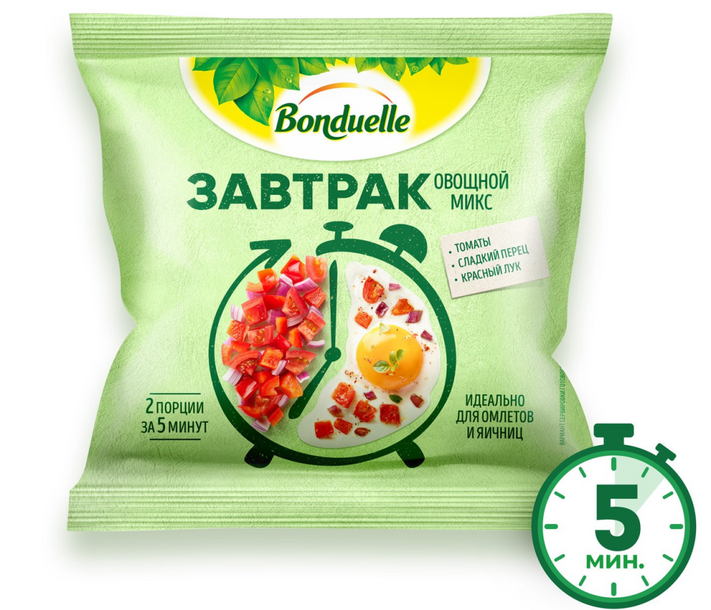 Микс овощной Bonduelle Завтрак с томатами, 200г