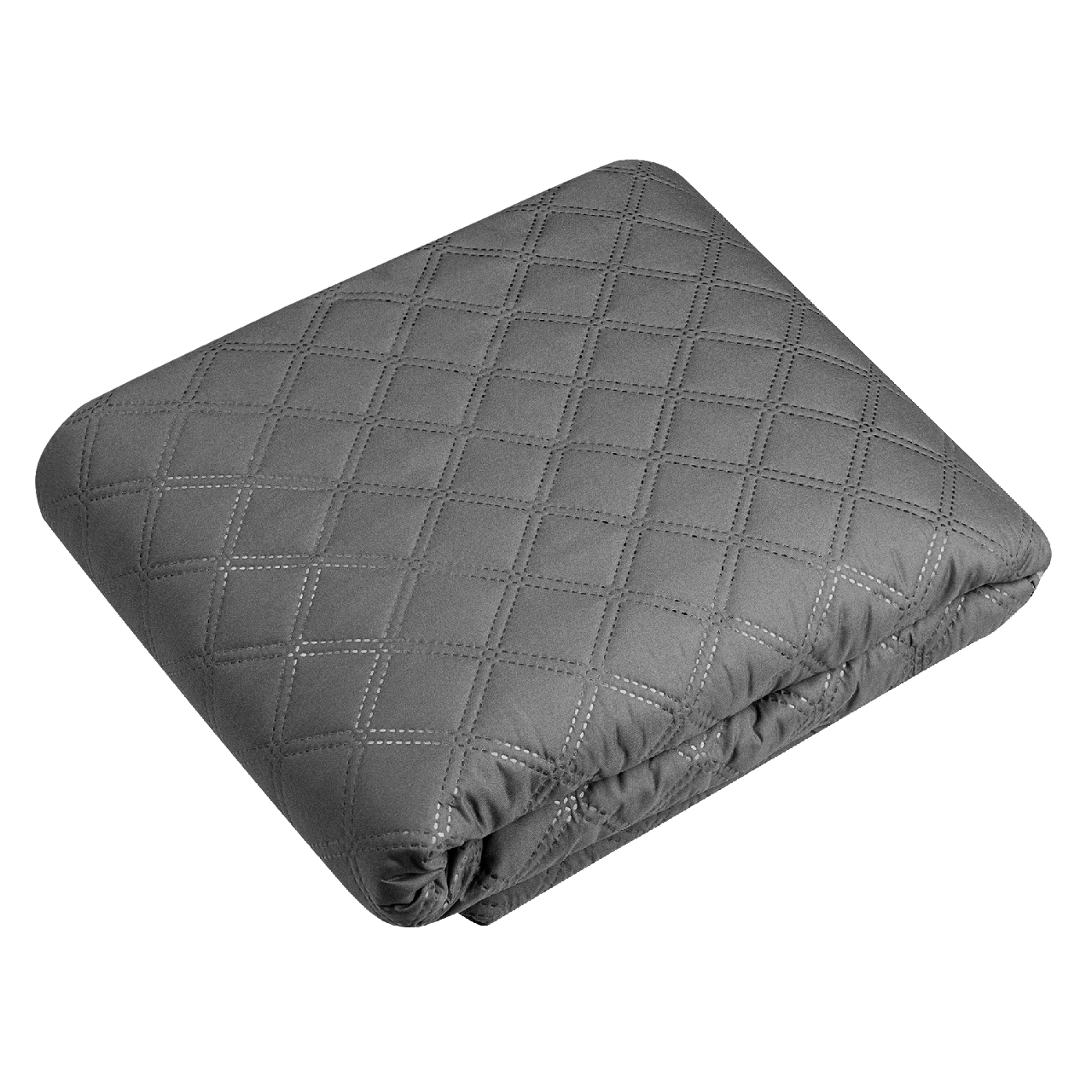 METRO PROFESSIONAL Покрывало двустороннее серое-светло-серое полиэстер-синтепон, 220 x 260см