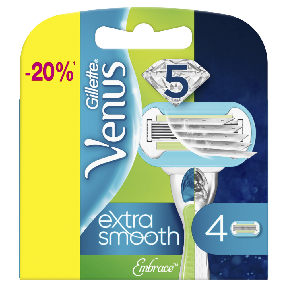 Кассеты Gillette Venus Embrace для женщин, 4шт