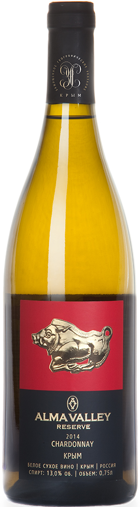 Вино Alma Valley Chardonnay Reserve белое сухое, 0.75л