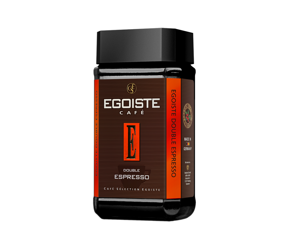 Кофе Egoiste Double Espresso растворимый сублимированный 100 г