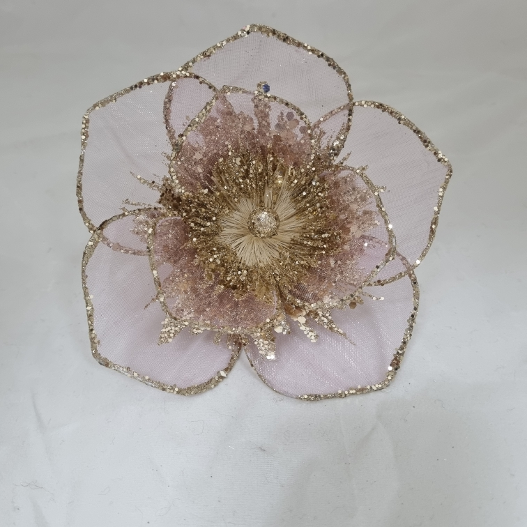 Цветок на клипсе MAG 2000 в ассортименте, 12см