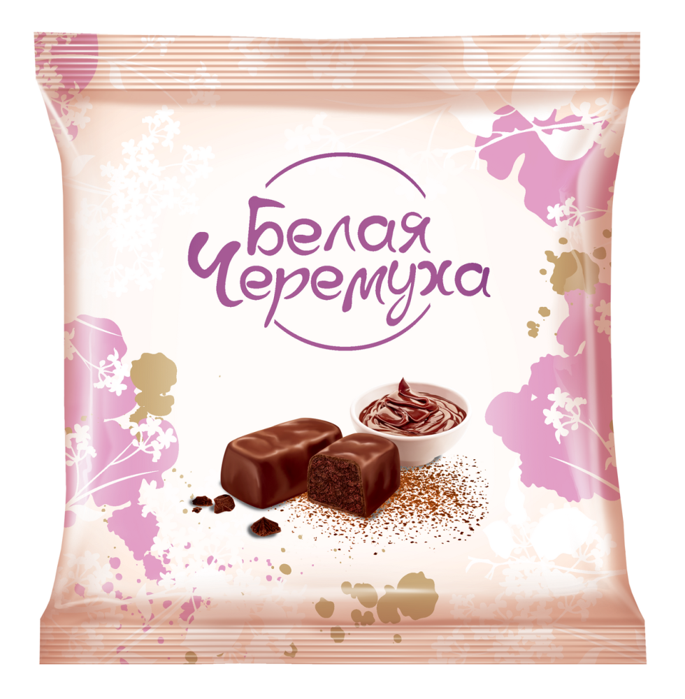 Конфеты Kdv Белая черемуха помадные глазированные, 500г