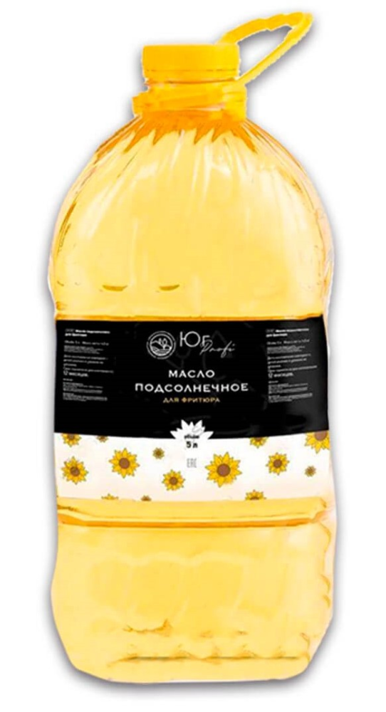 Масло Юг Profi подсолнечное для фритюра, 5л