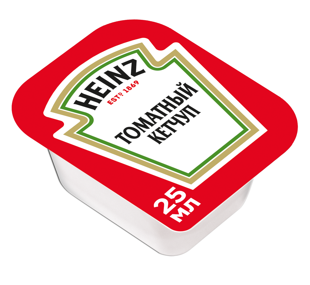 Соус Heinz томатный кетчуп (25мл x 125шт), 3.125кг