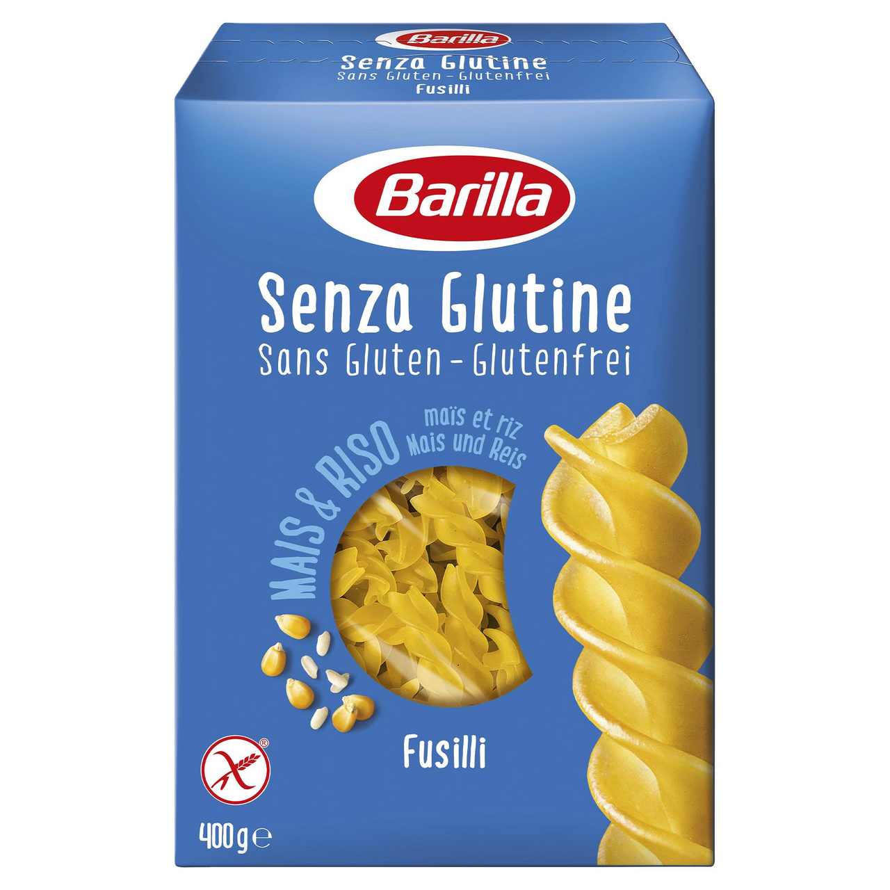 Макаронные изделия Barilla Фузилии без глютена, 400г