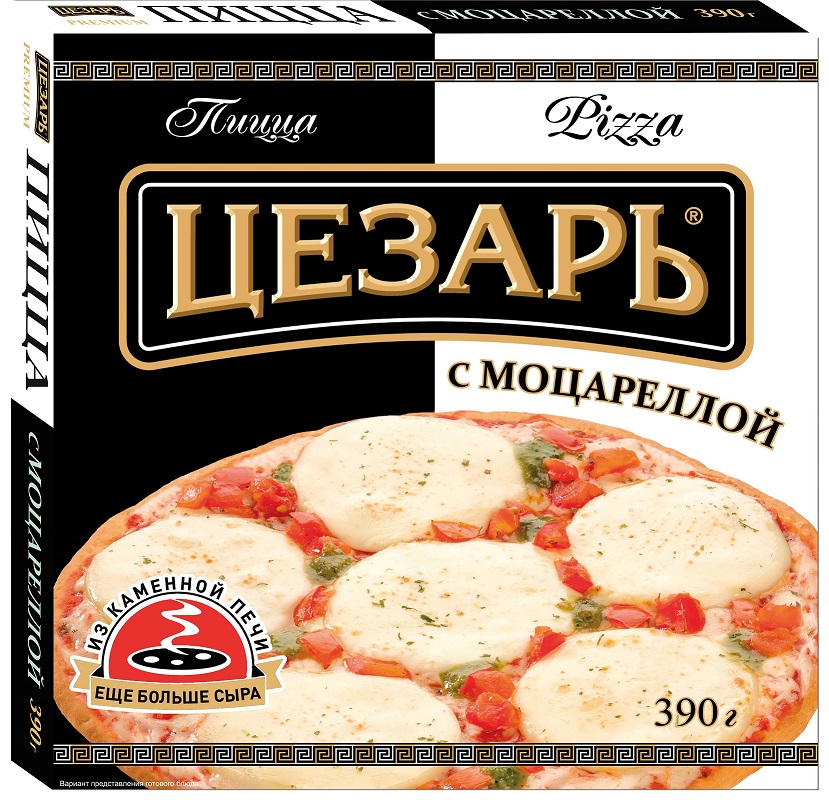 Пицца Цезарь с моцареллой, 390г