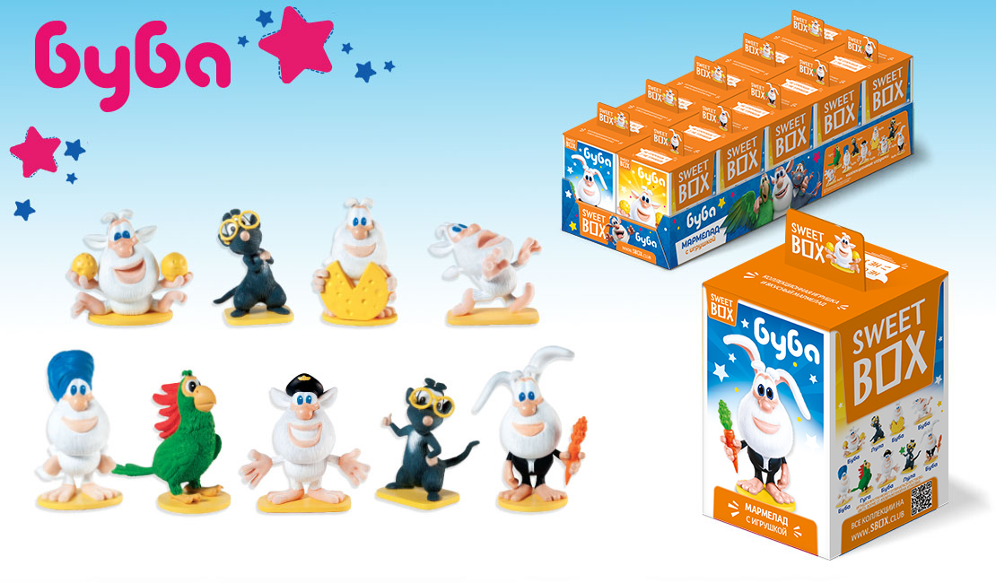 Мармелад Sweetbox с игрушкой буба, 10г