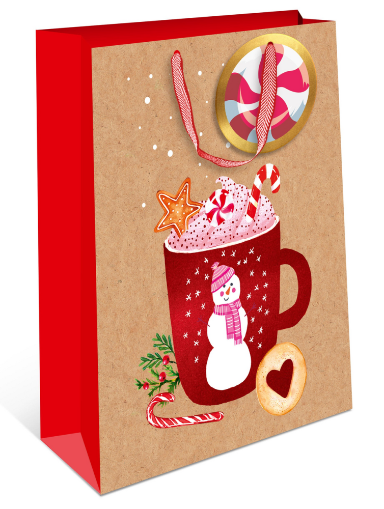 Сумка подарочная Арт и Дизайн крафтовая Premium AB, 36 x 26 x 12см Сумка подарочная Арт и Дизайн крафтовая Premium AB, 36 x 26 x 12см