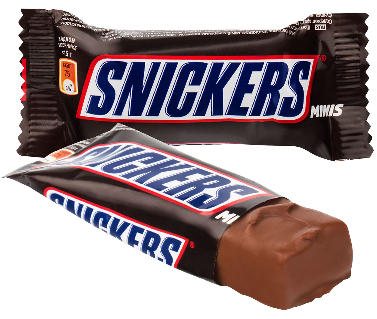 Батончик Snickers Minis, 180г