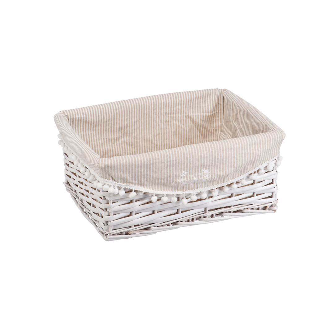 Корзина Natural House плетеная прямоугольная колокольчик M