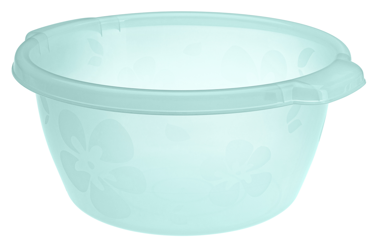 Таз Бытпласт голубой 14 л 183х425х390 мм