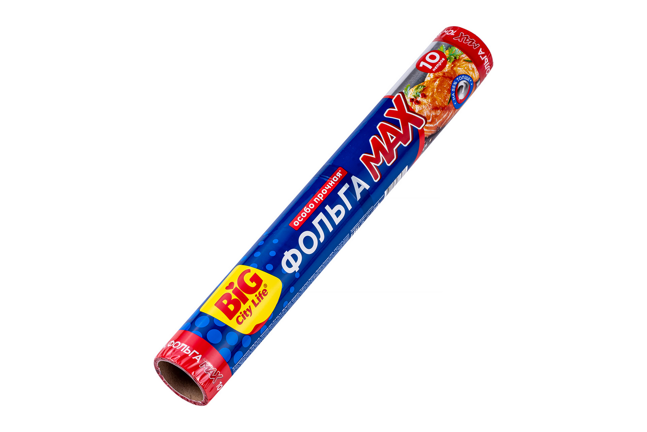 Фольга Big City Max алюминиевая 290мм 14мкрн, 10м