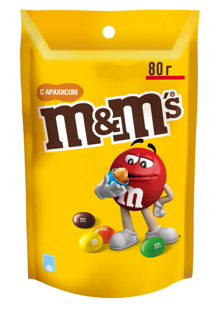 Драже с арахисом M&M'S 80г