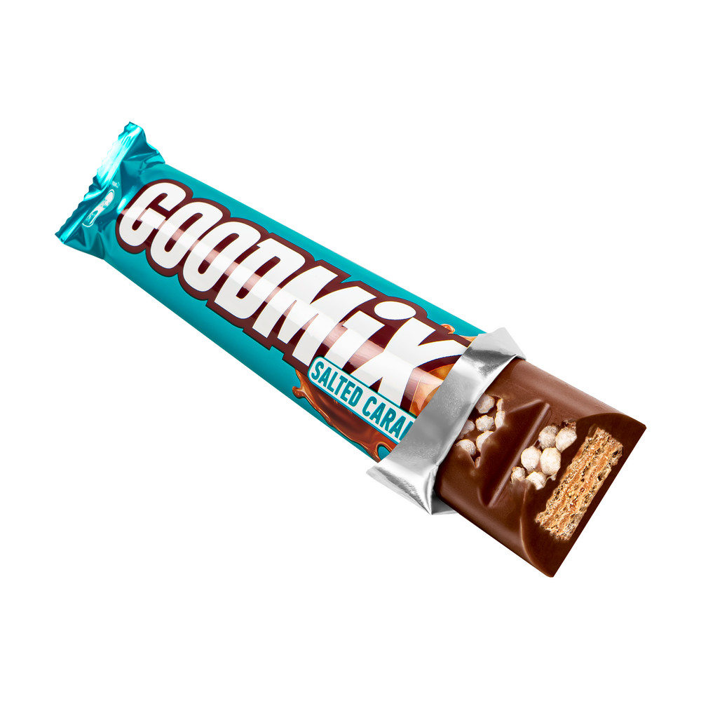 Батончик Goodmix соленая карамель, 44г Батончик Goodmix соленая карамель, 44г