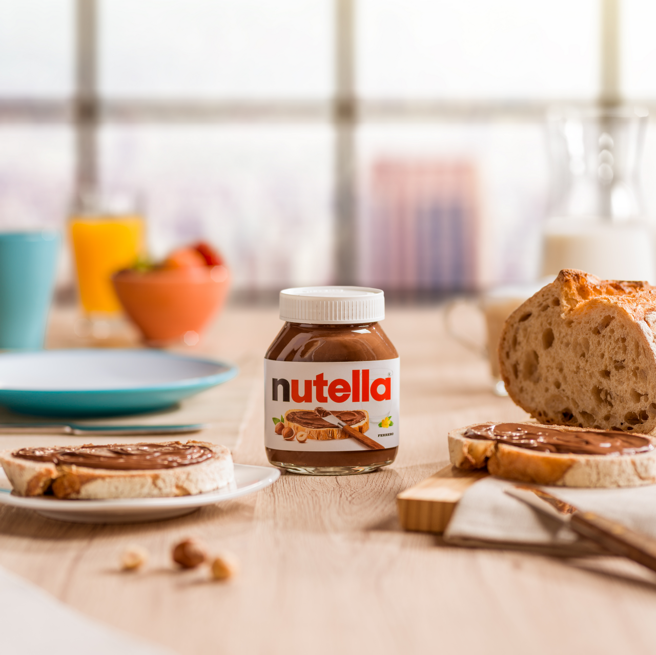 Паста Nutella ореховая с добавлением какао, 180г