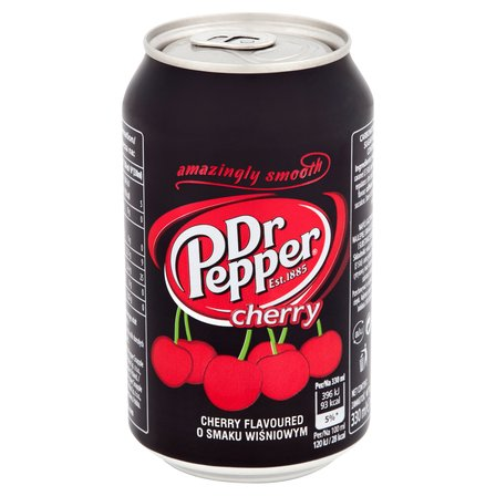 Напиток газированный Dr Pepper вишня безалкогольный, 330мл