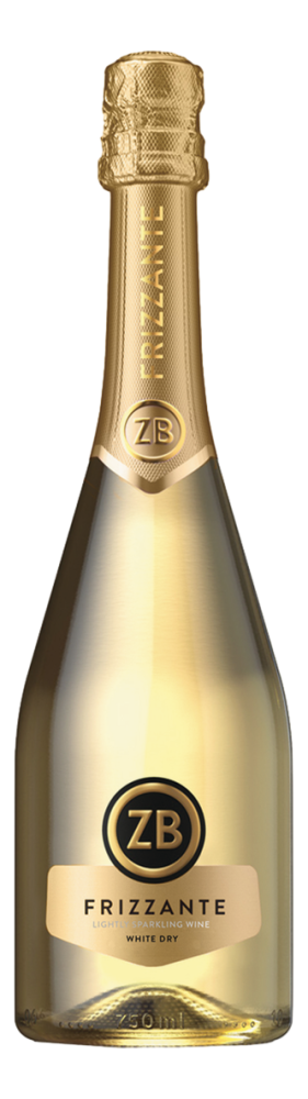 Вино игристое Золотая Балка ZB Wine Frizzante белое сухое, 0.75л
