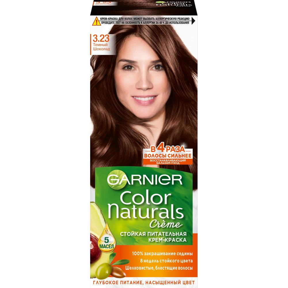 Крем-краска Garnier Color Naturals для волос питательная оттенок 3.23 Темный шоколад