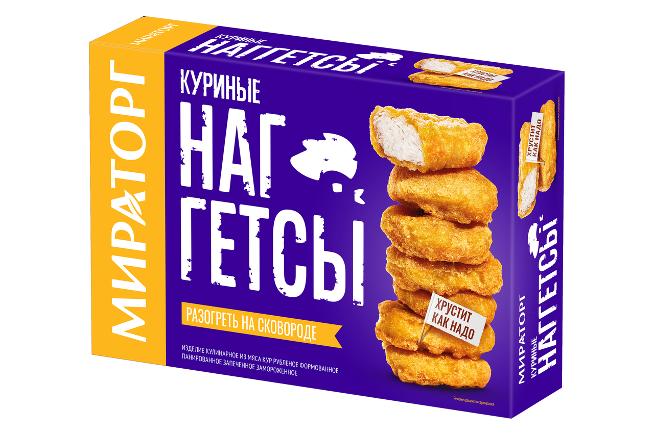 Наггетсы Мираторг куриные замороженные, 250г
