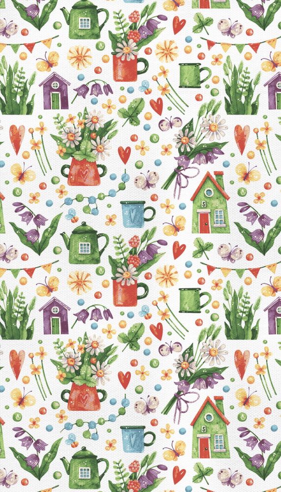 Полотенце кухонное Самойловский текстиль Сад, 40 х 70см