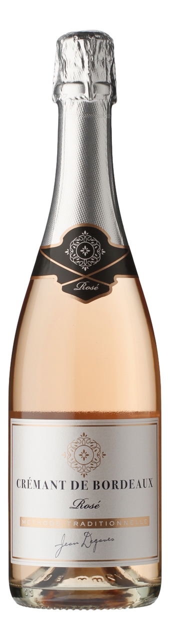 Вино игристое Jean Degaves Cremant de Bordeaux розовое брют, 0.75л