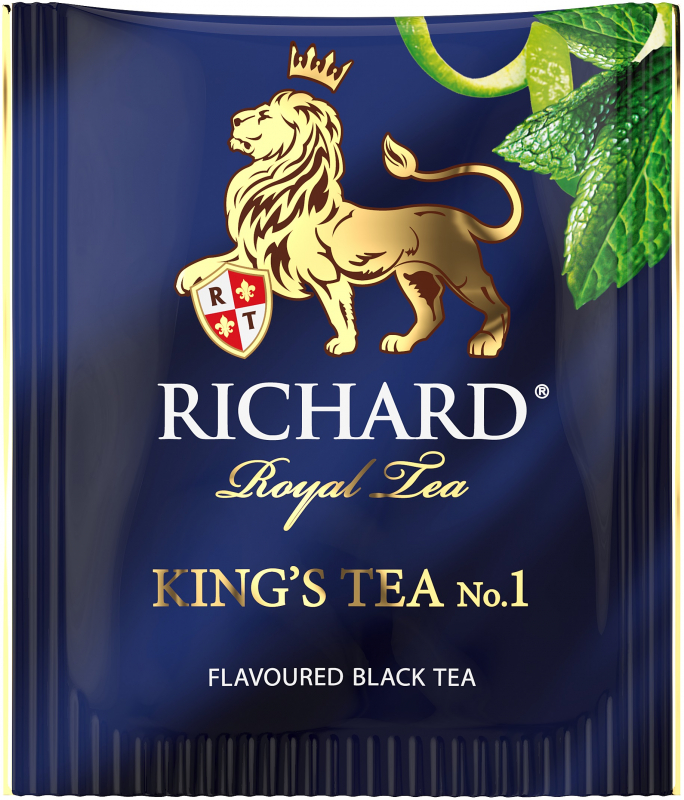 Чай Richard Tea №1 черный мята-цитрус (2г х 25шт), 50г