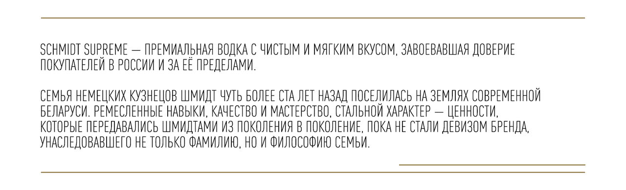 Водка Schmidt Supreme, 0.5л