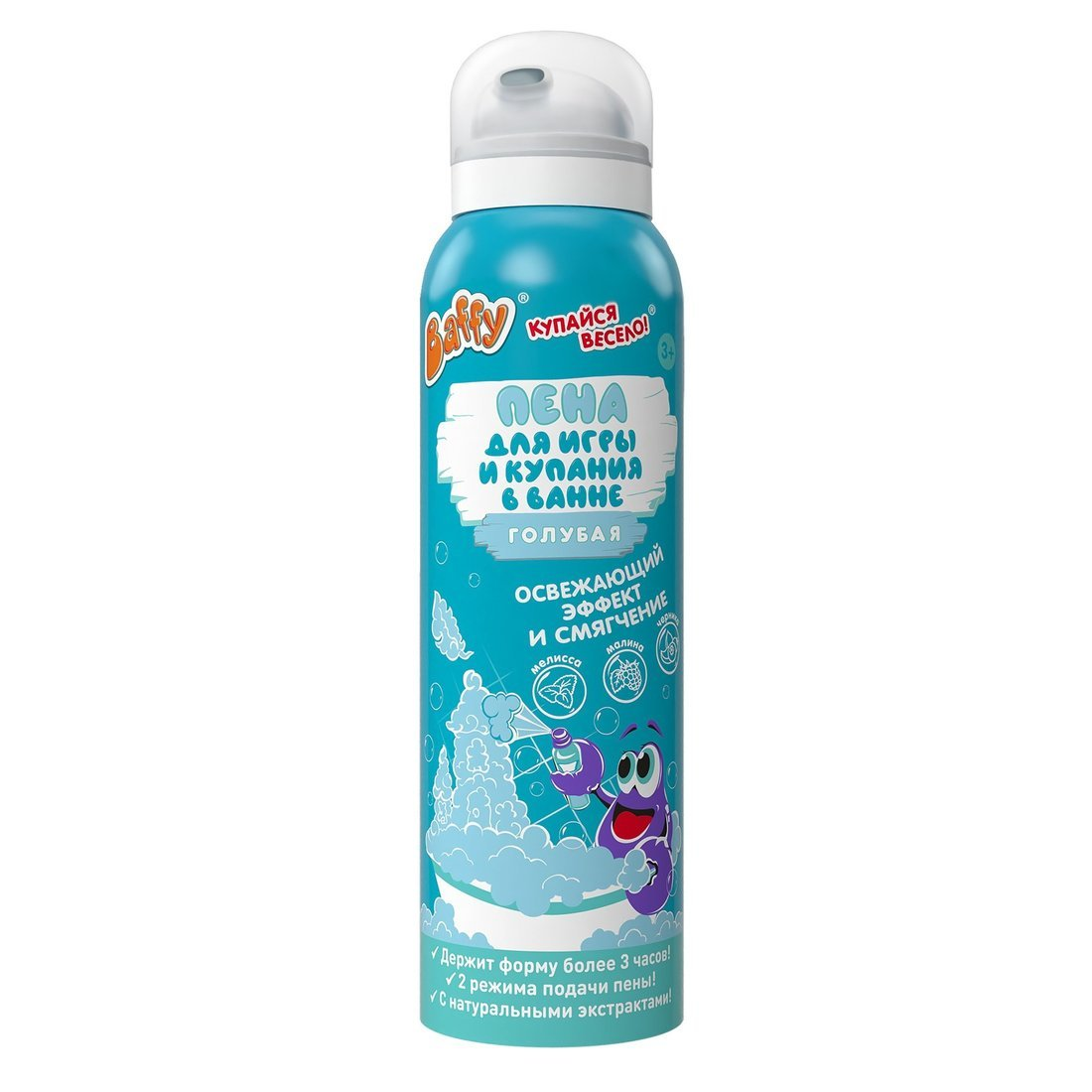 Пена Baffy детская для купания в ванне в ассортименте, 200мл