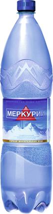 Вода Меркурий минеральная газированная, 1.5л