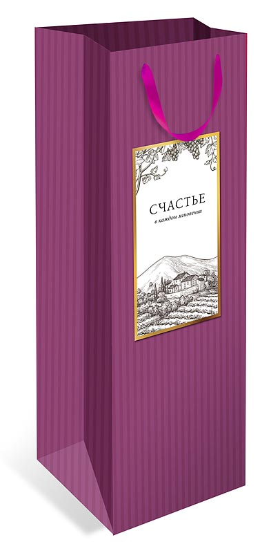 Сумка бумажная Арт и Дизайн Делюкс, 12 х 36 х 11см