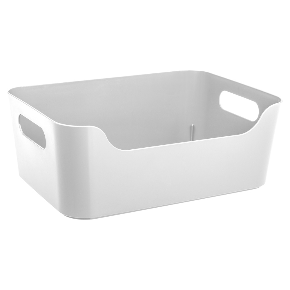 Корзинка Econova Scandi универсальная белая, 4.6л