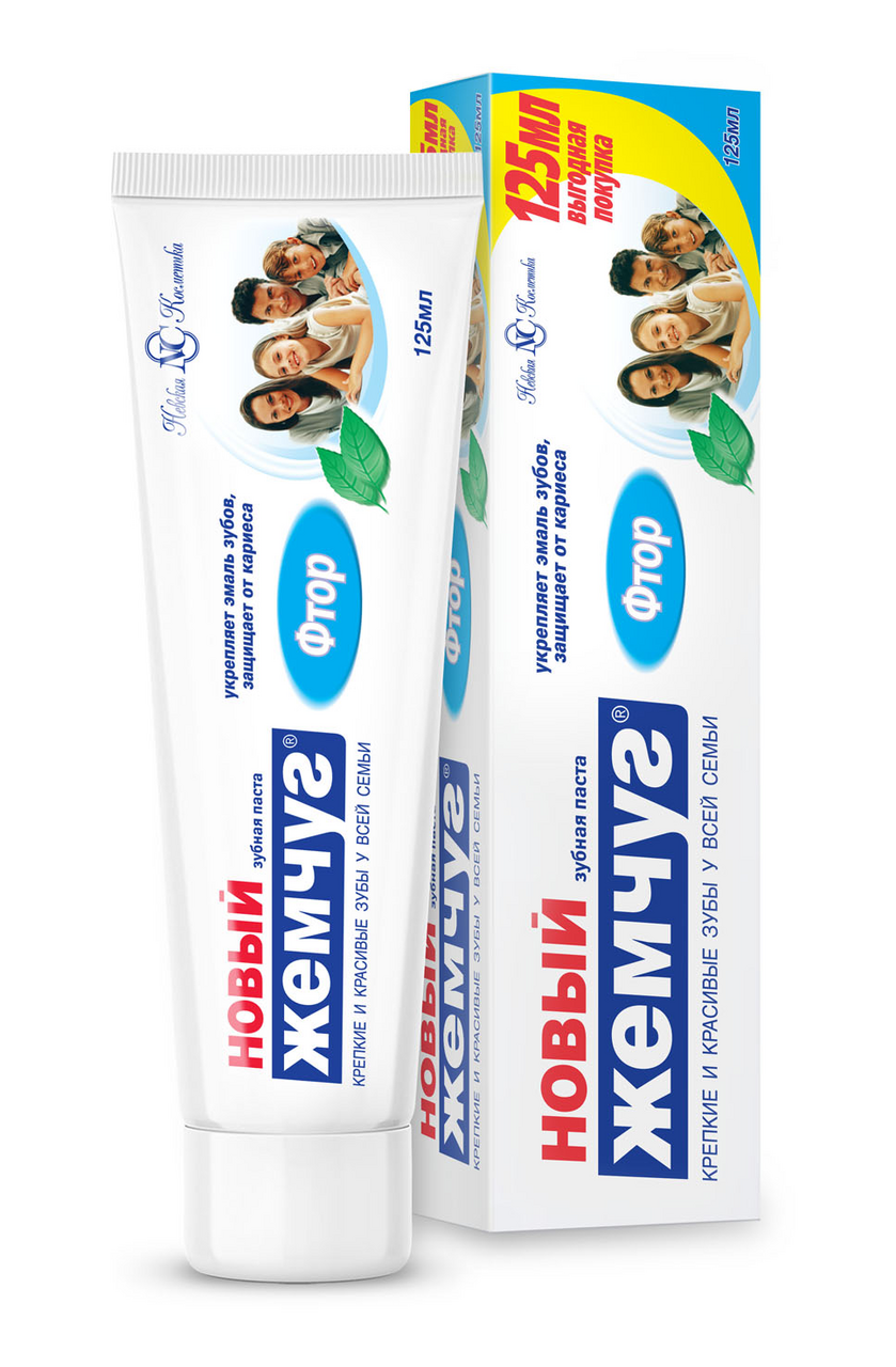Зубная паста Новый Жемчуг Невская Косметика лечебно-профилактическая 125 мл