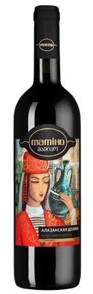 Вино Алазанская Долина Mamiko красное полусладкое, 0.75л