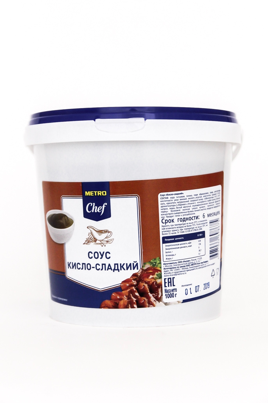 Соус Metro Chef кисло-сладкий, 1000 г