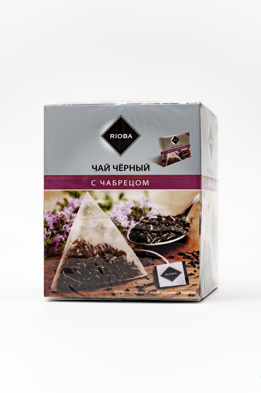 Чай черный RIOBA с чабрецом, 20*2г