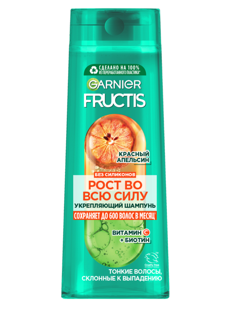 Шампунь Garnier Fructis Рос во всю силу, 400мл