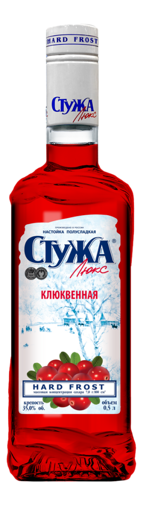 Настойка Стужа Клюквенная, 0.5л