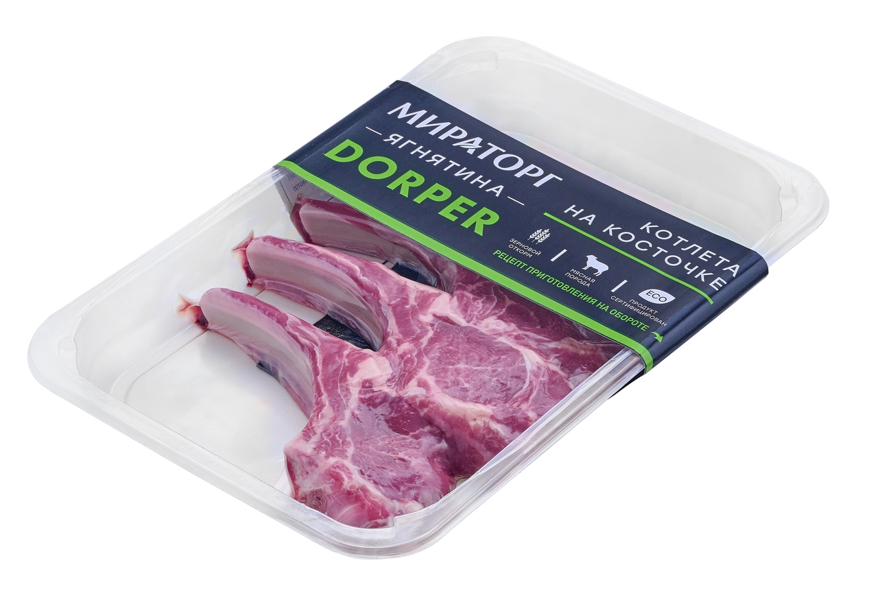 Котлета на косточке из ягнятины Мираторг Dorper охлажденная, 280г