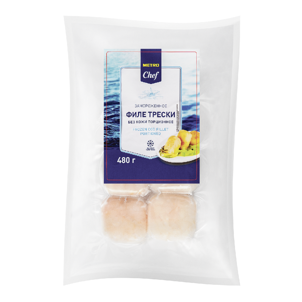 METRO Chef Филе трески без кожи, 480г