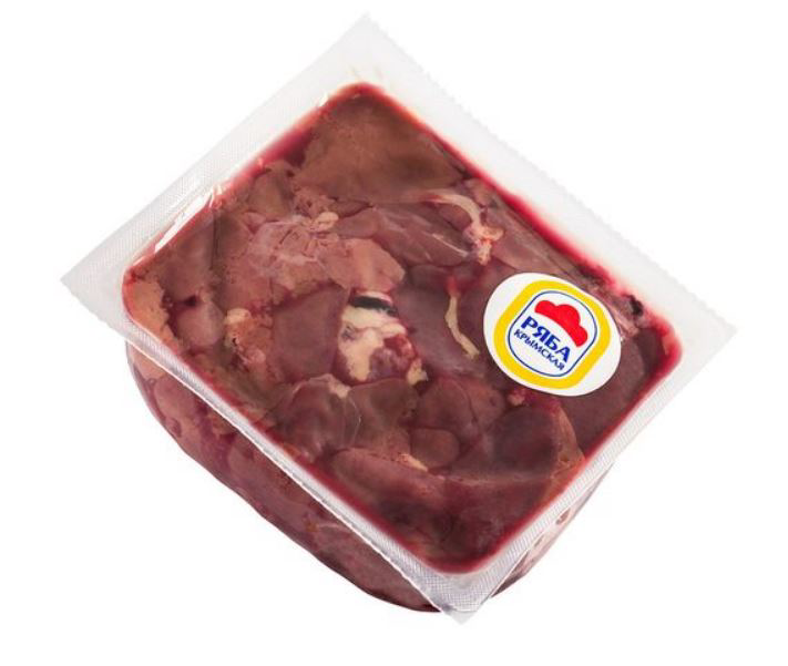 Печень цыпленка-бройлера Ряба Крымская охлажденная, ~0,5-0,8кг