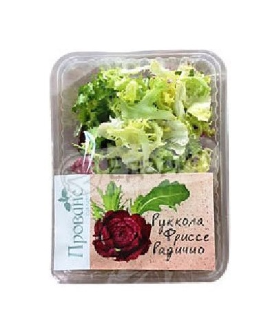 Салатный микс Прованс рукола, радичио, фриссе, 125г