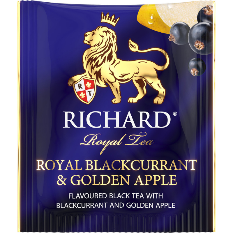 Чай Richard Royal Blackcurrant & Golden Apple (1.7г x 25шт), 43г