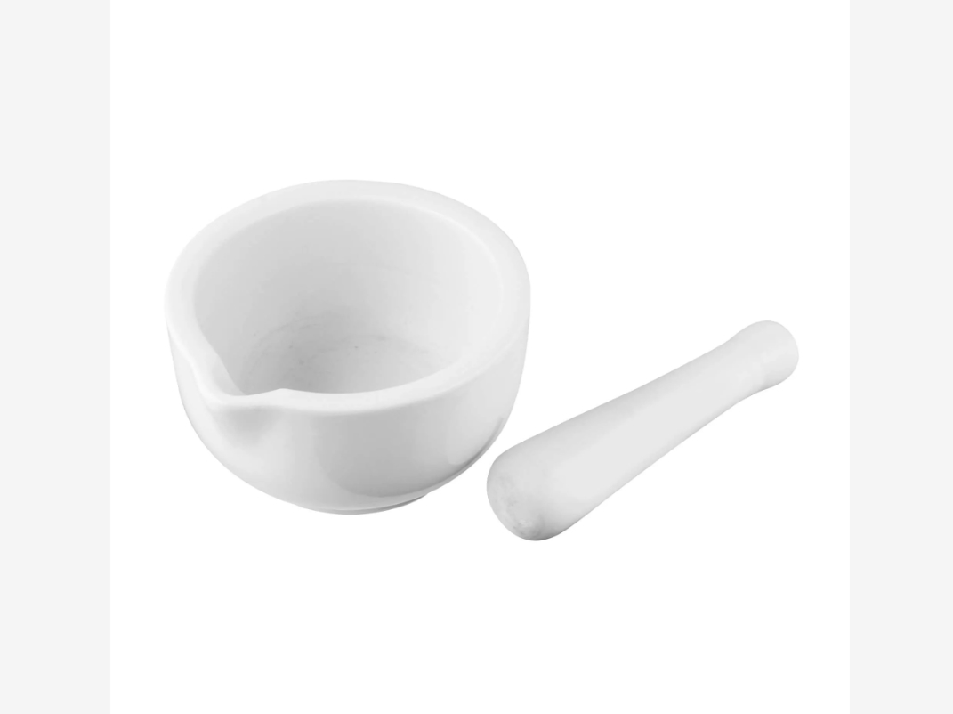 Ступка с пестиком Fackelmann фарфор 11.5 x 6.5см, 350мл