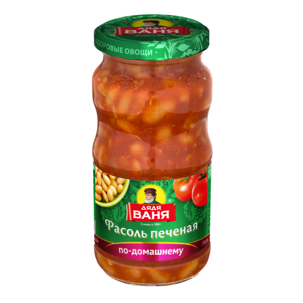 Фасоль Дядя Ваня печеная по-домашнему 480 г