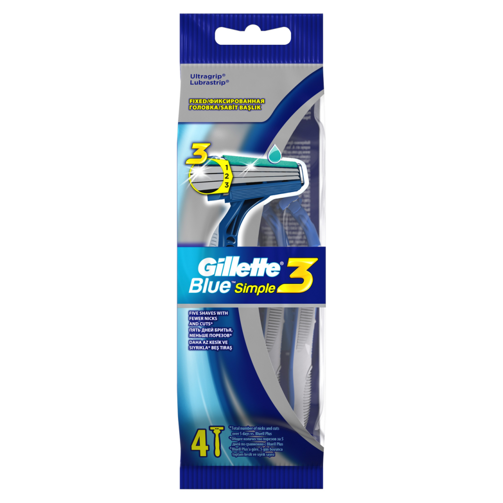 Бритвы одноразовые Gillette Blue Simple3